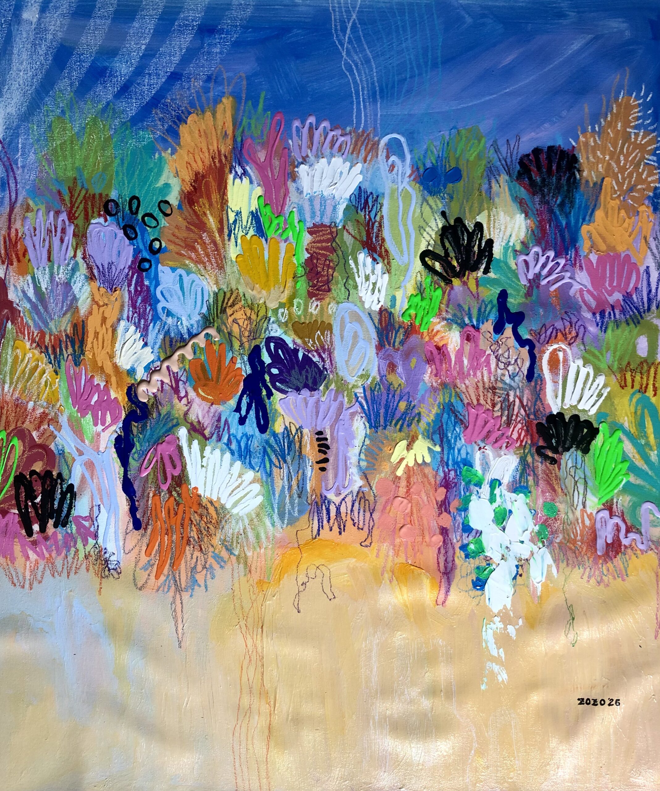 Coral Under Sea